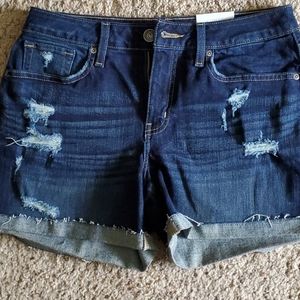 NWT Maurices denim boyfriend shorts
